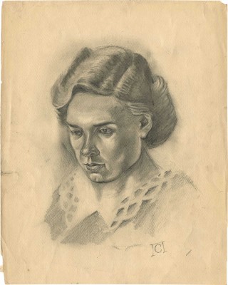 Павлов Семён Андреевич. Женский портрет 